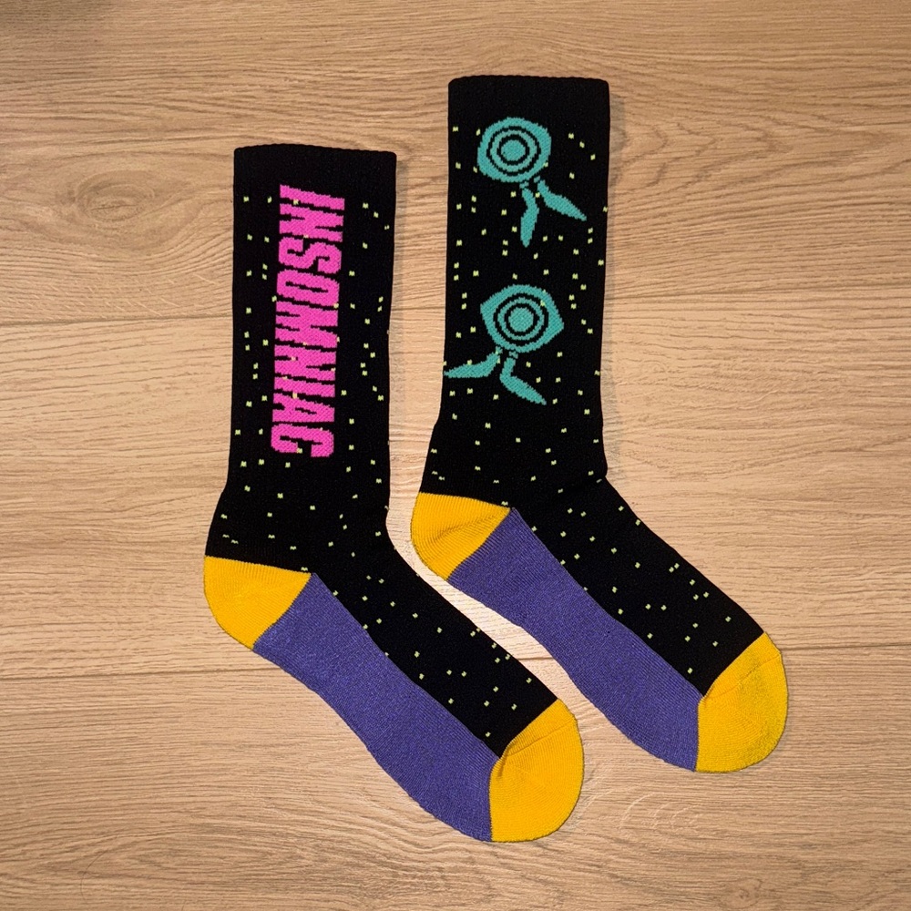 Insomniac Patterned Socks